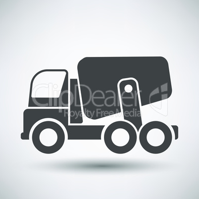 Concrete mixer icon