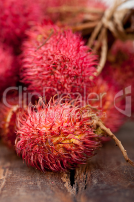 fresh rambutan fruits