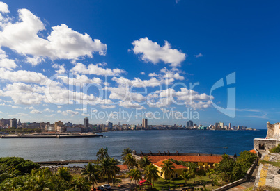 Panorama Blick auf Havanna in Kuba