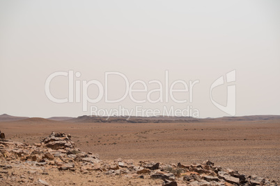 Steinwüste in Namibia Afrika