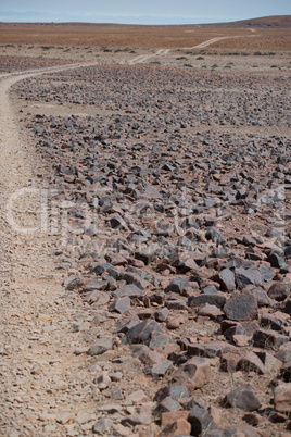 Steinwüste in Namibia Afrika