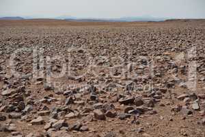 Steinwüste in Namibia Afrika