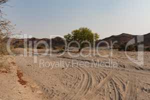 Steinwüste in Namibia Afrika