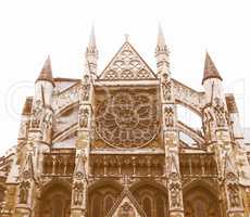 Westminster Cathedral, London, UK vintage