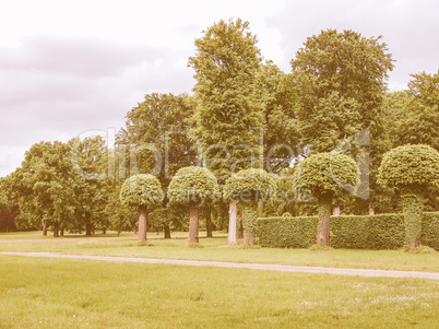 Park Sanssouci in Potsdam vintage