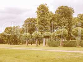 Park Sanssouci in Potsdam vintage