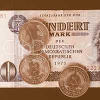 DDR banknote vintage