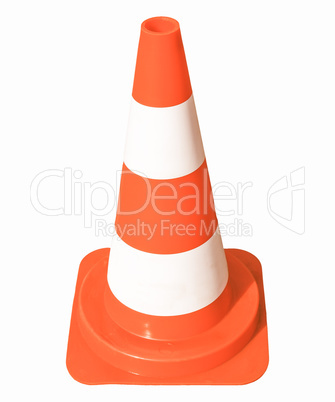 Traffic cone vintage