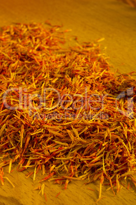Inflorescence saffron most expensive spice