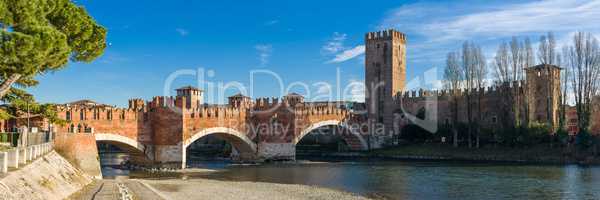 Castelvecchio and its bridge, in Verona