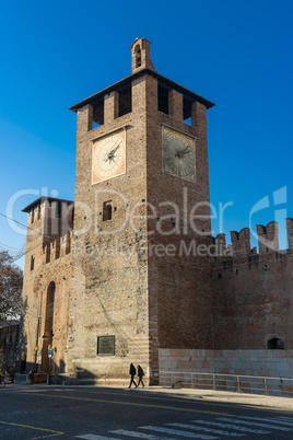 Tower of Castelvecchio in Verona