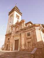 San Giorgio church in Chieri vintage