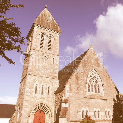 Cardross parish church vintage