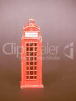 London telephone box vintage