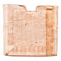 Grunge cardboard box vintage