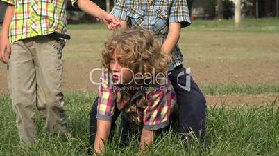 Children Playing and Having Fun