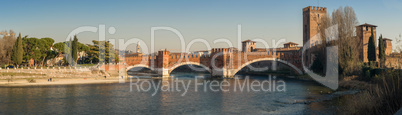 castelvecchio and its bridge, in Verona