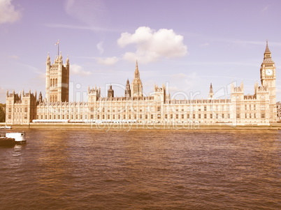 Houses of Parliament vintage Houses of Parliament vintage