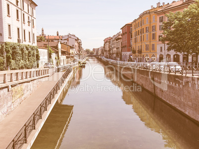 Naviglio Grande, Milan vintage