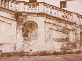 Ruins of ancient building vintage