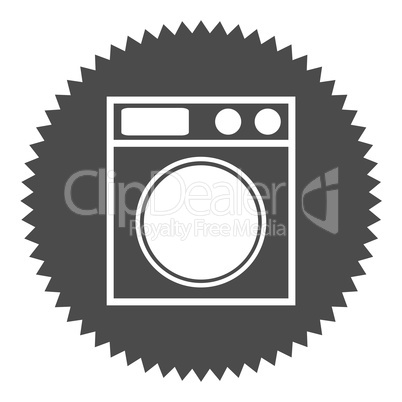 Stern Button Waschmaschine