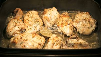 Baking chicken legs in the oven