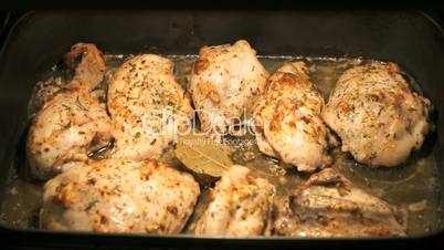 Baking chicken legs in the oven