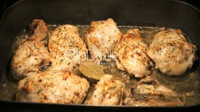 Baking chicken legs in the oven