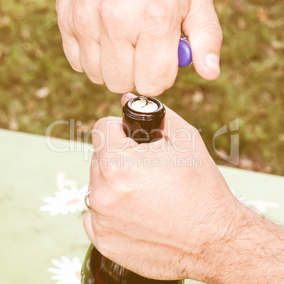 Bottle opening vintage