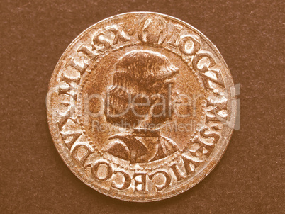 Roman coin vintage