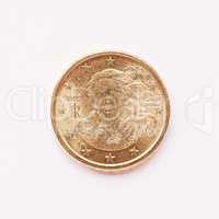 Italian 10 cent coin vintage