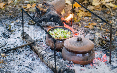 Roast in a clay pot over charcoal