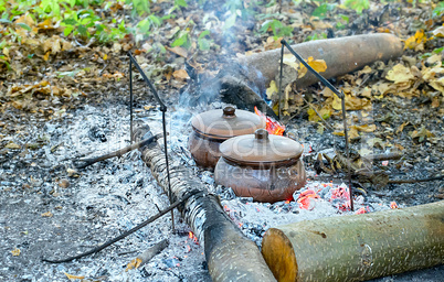 Roast in a clay pot over charcoal