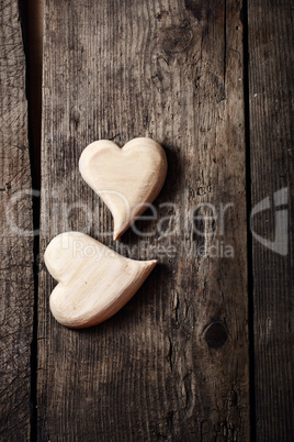 Symbolic of two hearts
