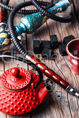 Still life with a hookah