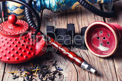 Still life with a hookah