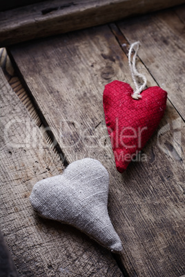 Stitched hearts for the holiday