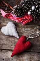 Stitched hearts for the holiday