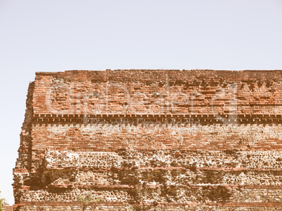 Roman Wall, Turin vintage