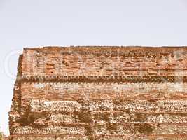 Roman Wall, Turin vintage