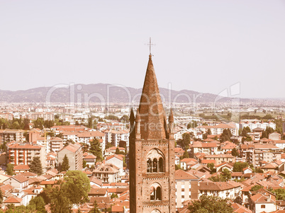 Turin panorama vintage