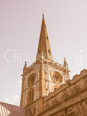 Holy Trinity church in Stratford upon Avon vintage