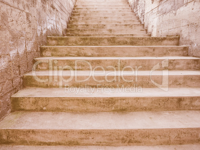 Stairway steps vintage