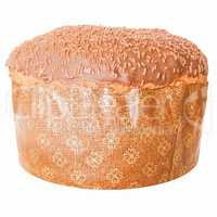 Retro looking Panettone traditional Christmas Italian cake from