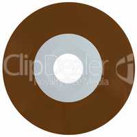Vinyl record isolated vintage