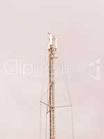 Telecommunication aerial tower vintage
