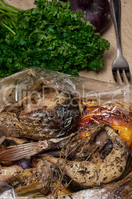 roasted fresh fish