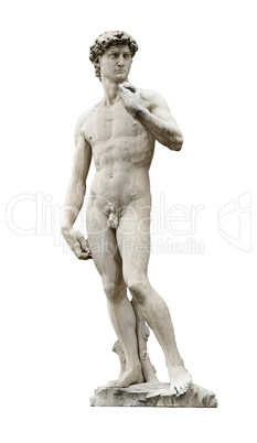Michelangelo's David cutout