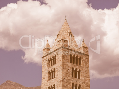 Church of Sant Orso Aosta vintage