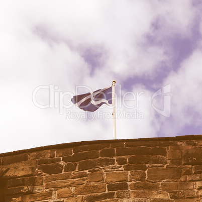 Scottish flag vintage